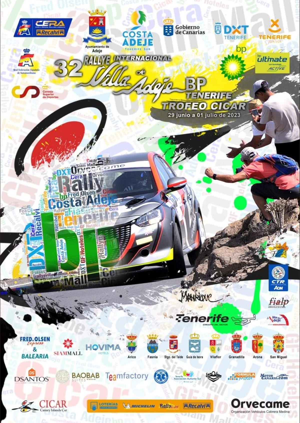 Presentado el cartel oficial del 32º Rallye Internacional Villa de